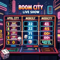 Boom City Live W&uuml;rfelspiel mit Multipliern bei Lemon Casino