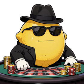 Lemon Casino Maskottchen l&auml;dt zum Spielen ein